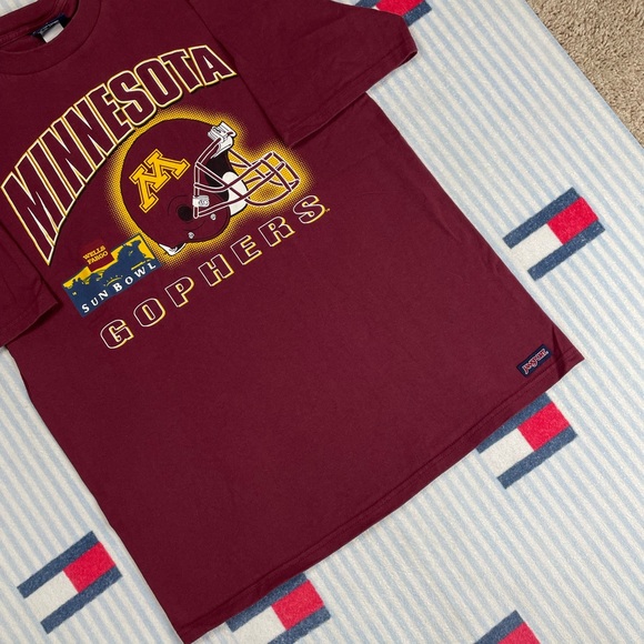 Jansport University of Minnesota Golden Gophers short sleeve tee shirt Football - Picture 5 of 10